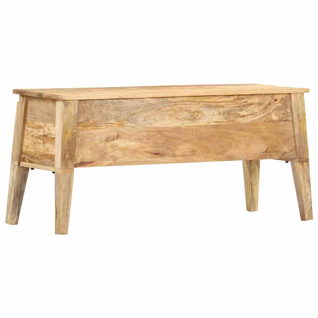 286462 vidaXL Storage Box 99x35x48 cm Solid Mango Wood