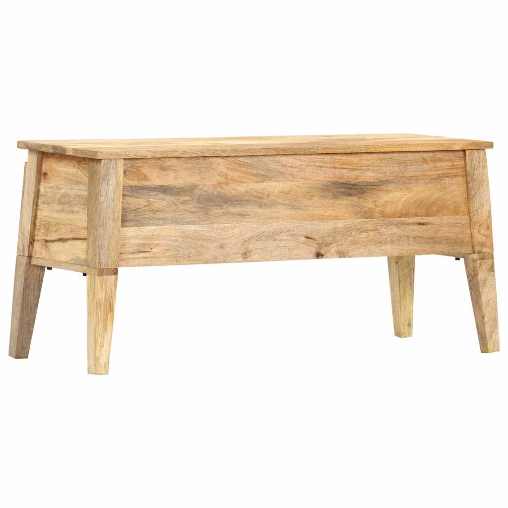 286462 vidaXL Storage Box 99x35x48 cm Solid Mango Wood