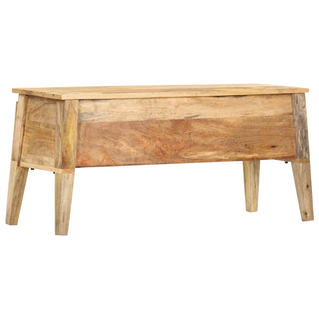 286462 vidaXL Storage Box 99x35x48 cm Solid Mango Wood
