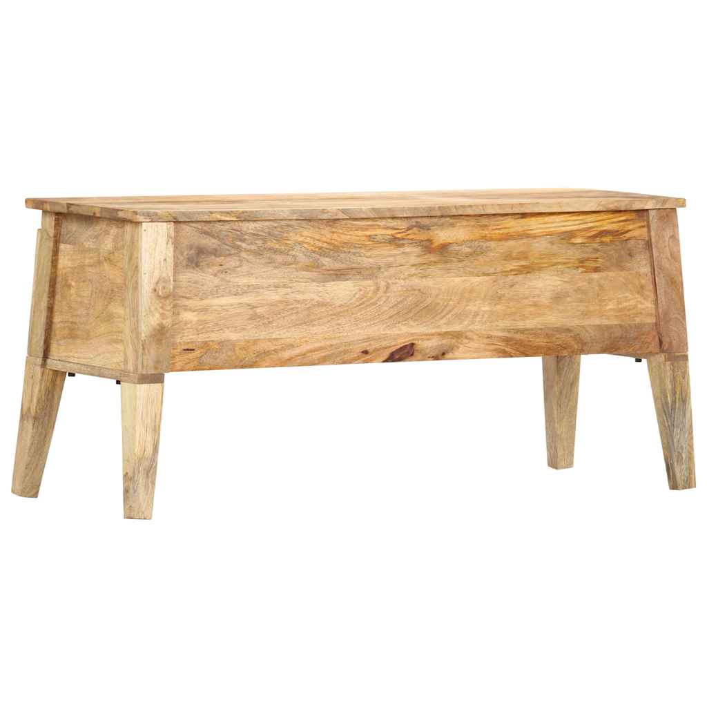 286462 vidaXL Storage Box 99x35x48 cm Solid Mango Wood