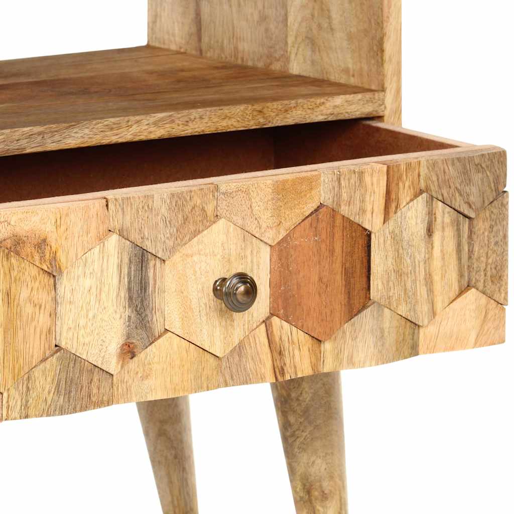 286463 vidaXL TV Cabinet 90x30x50 cm Solid Mango Wood