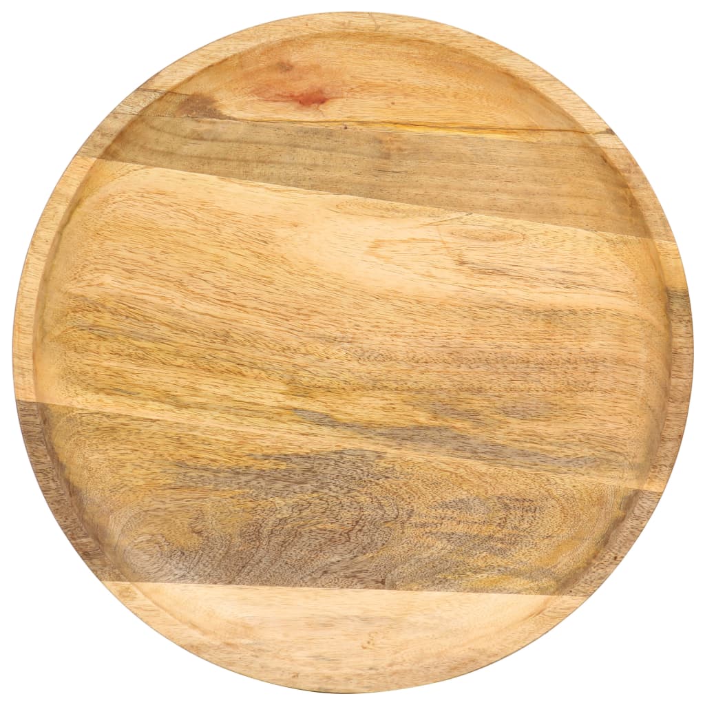 Round Side Table 43x43x66 cm Solid Mango Wood