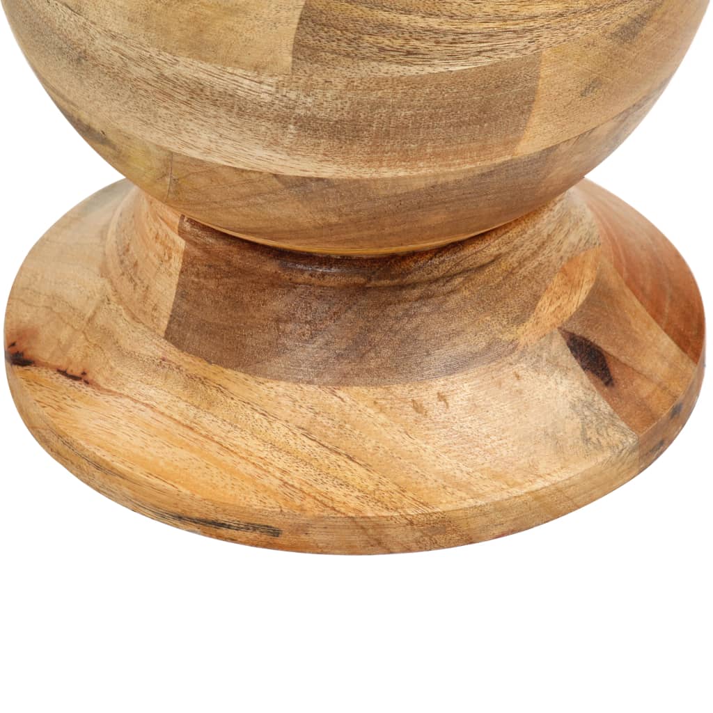Round Side Table 43x43x66 cm Solid Mango Wood