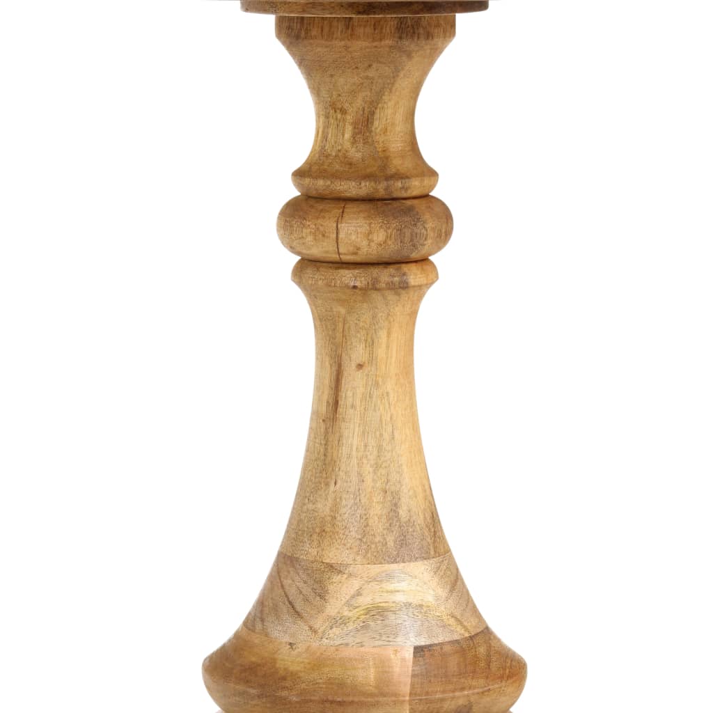 Round Side Table 43x43x66 cm Solid Mango Wood