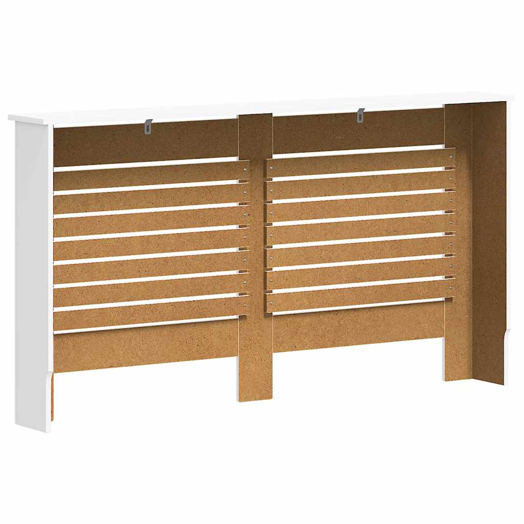 Radiator Covers 2 pcs White 152x19x81.5 cm MDF