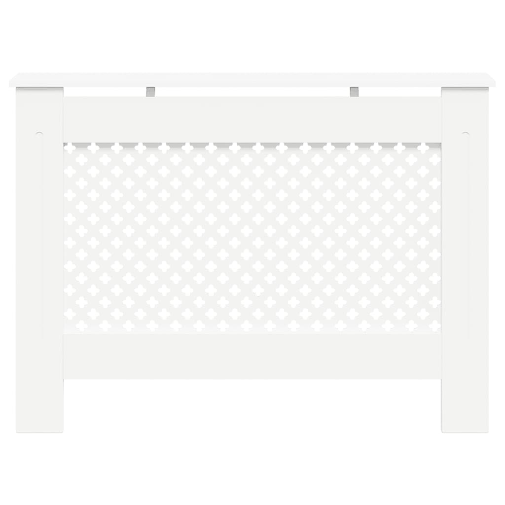 Radiator Covers 2 pcs White 112x19x81.5 cm MDF