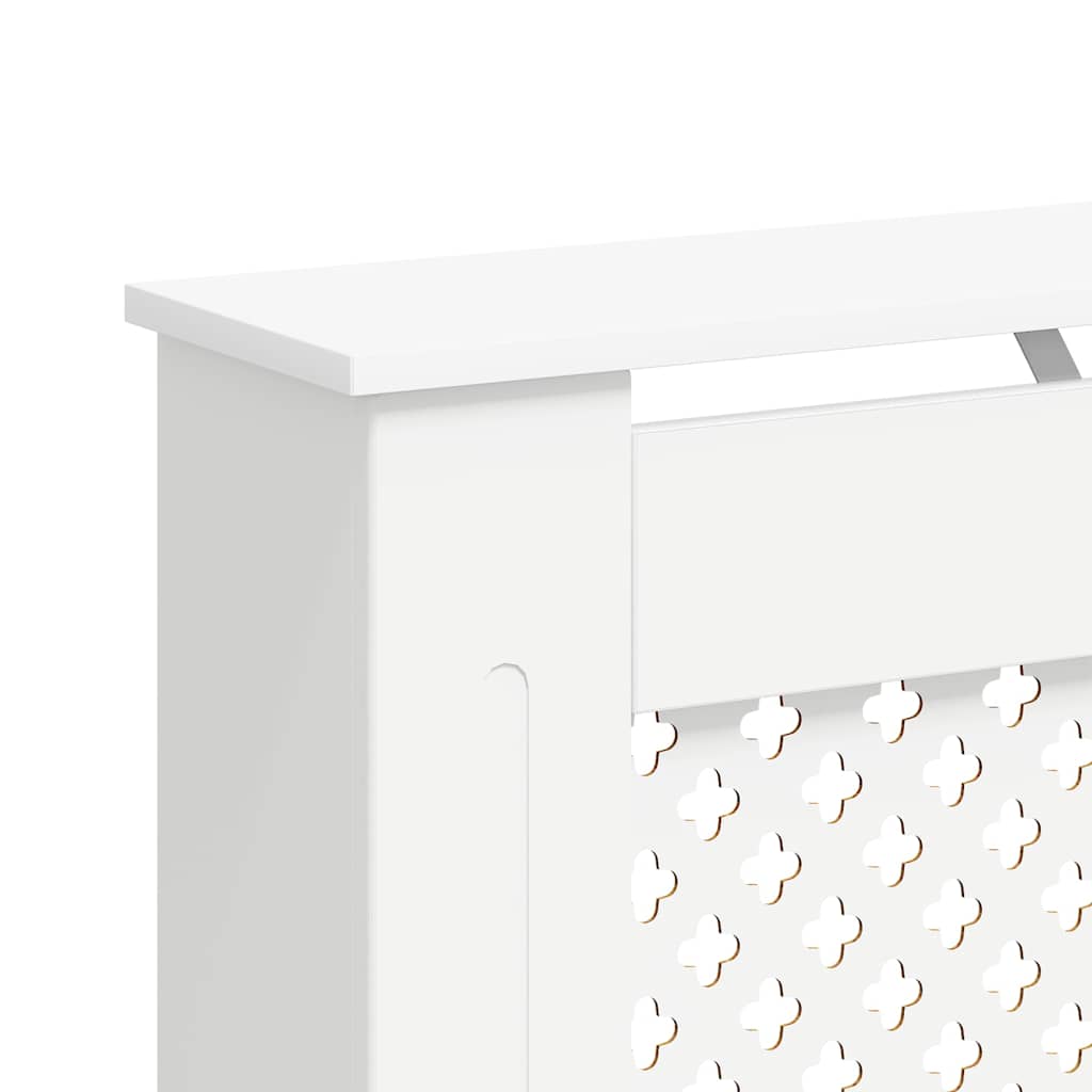 Radiator Covers 2 pcs White 112x19x81.5 cm MDF