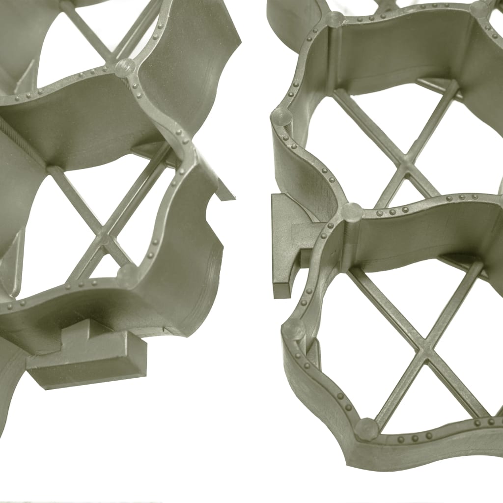Grass Grids 16 pcs Green 60x40x3 cm Plastic