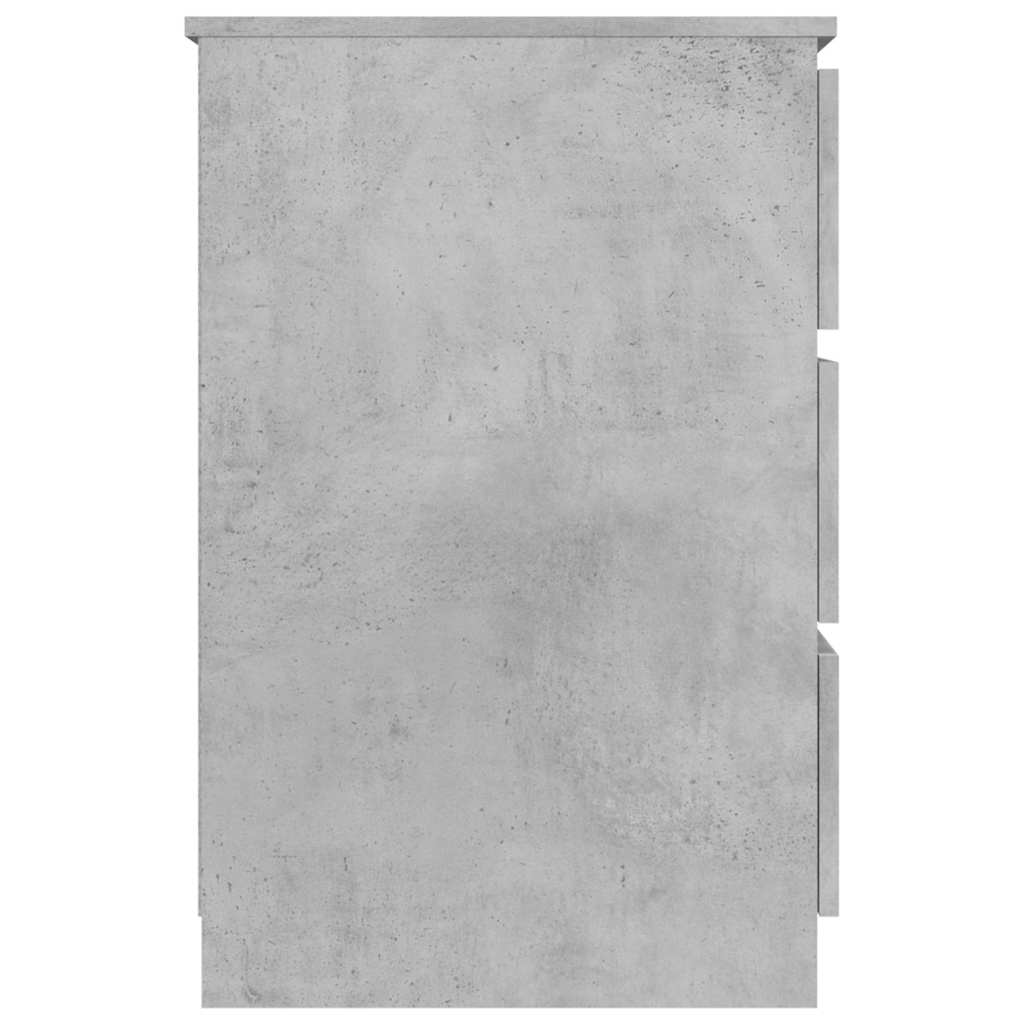 800814 vidaXL Writing Desk Concrete Grey 140x50x77 cm Engineered Wood
