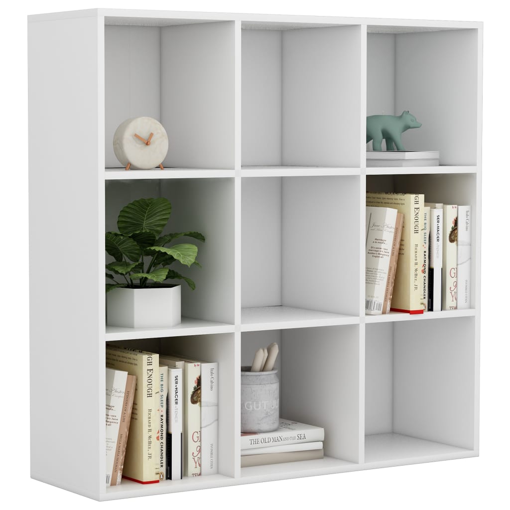 Bookcase | White | Engineered wood | Medium | Bookcase | Rectangular