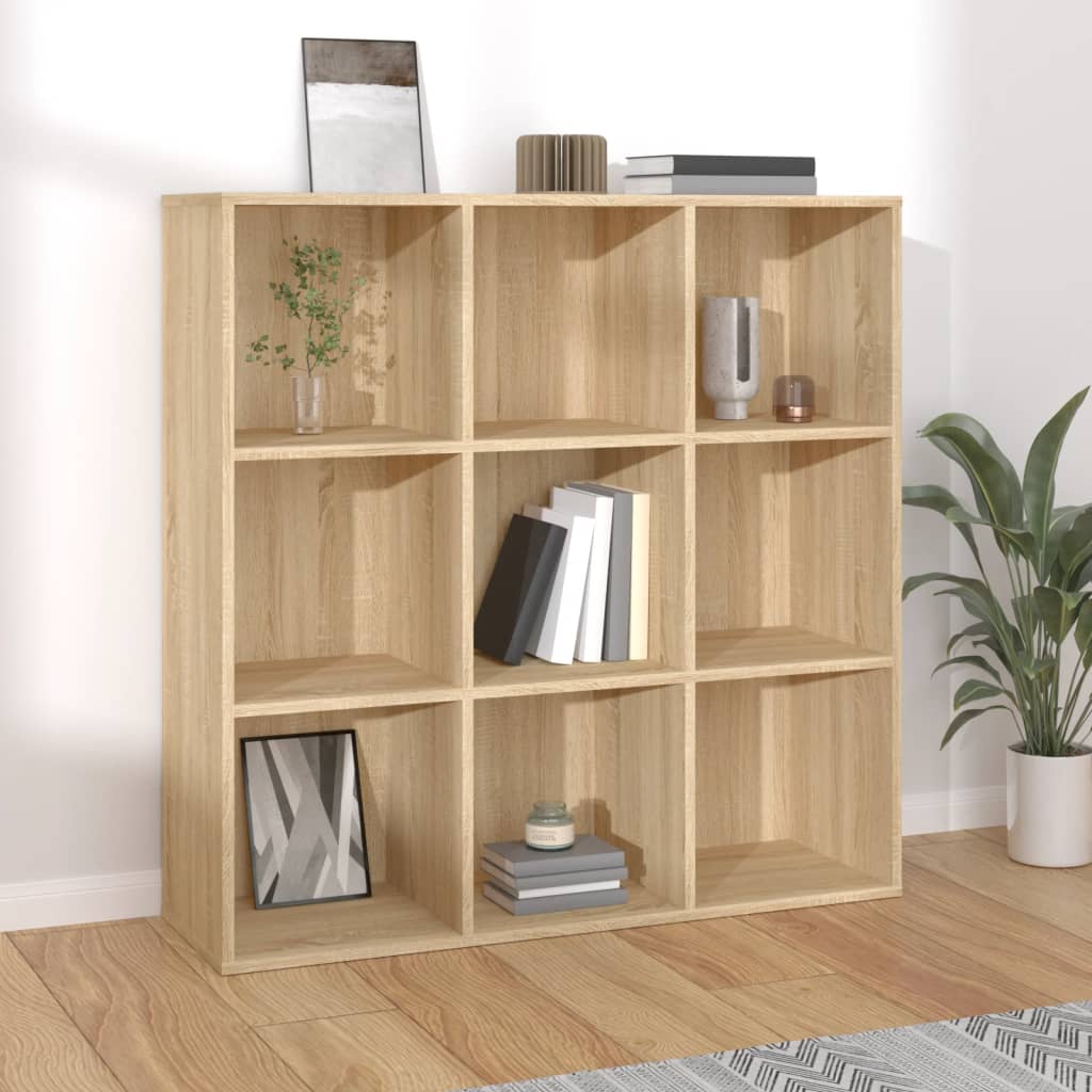 Bookcase | Sonoma Oak | Engineered wood | Medium | Bookcase | Rectangular