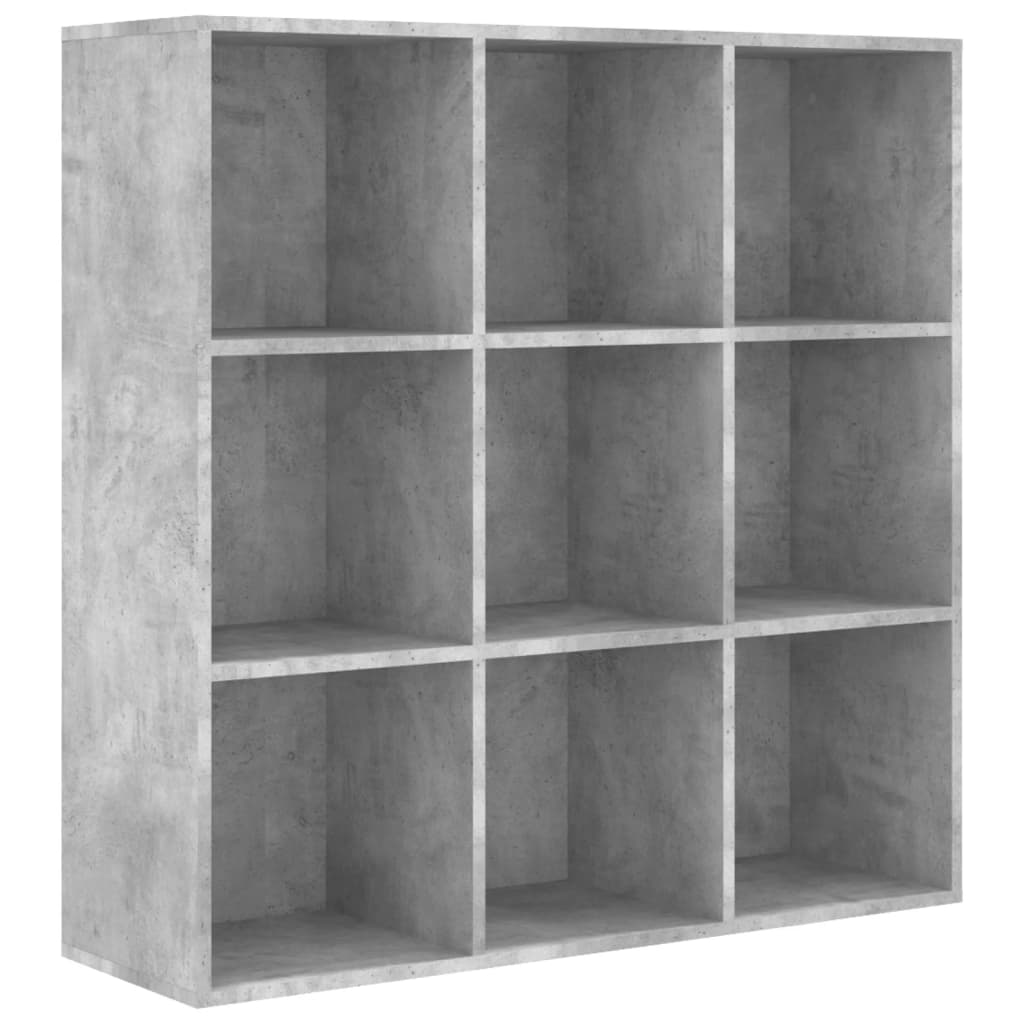 Bookcase | Concrete grey | Engineered wood | Medium | Storage | Bookcase