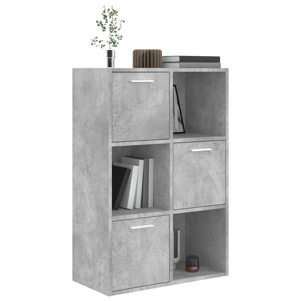 Storage Cabinet | Concrete Grey | Engineered Wood | Medium