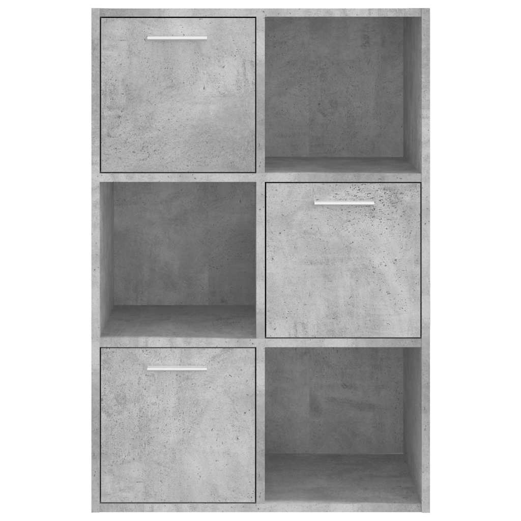 Storage Cabinet | Concrete Grey | Engineered Wood | Medium