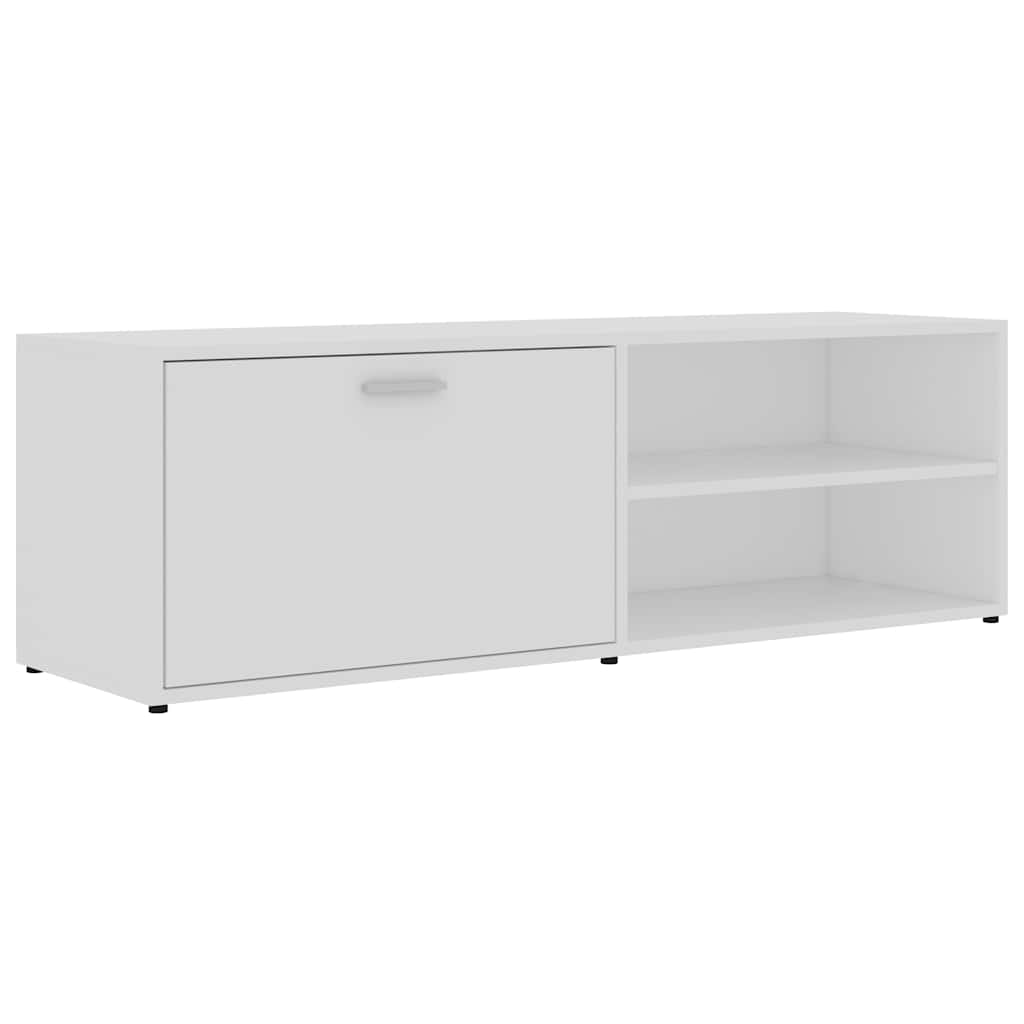 801152 vidaXL TV Cabinet White 120x34x37 cm Engineered Wood