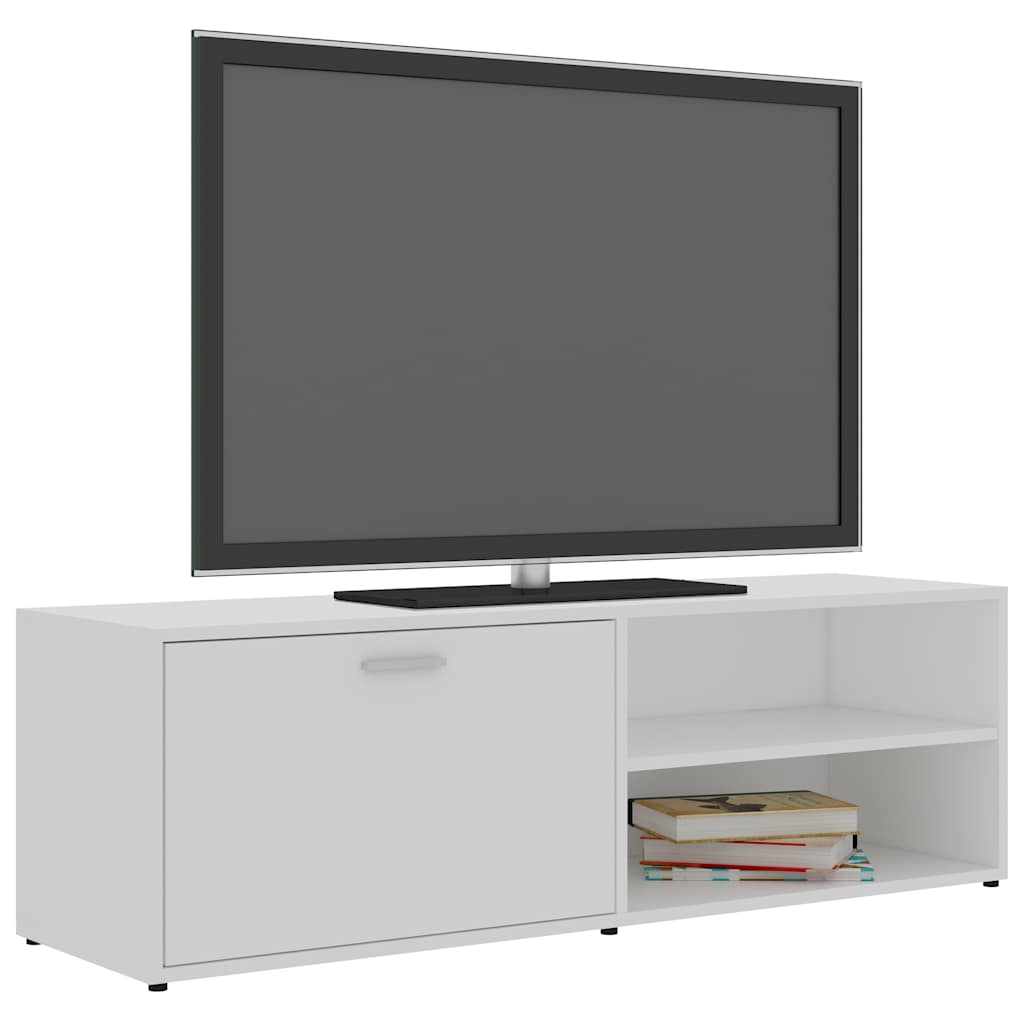 801152 vidaXL TV Cabinet White 120x34x37 cm Engineered Wood