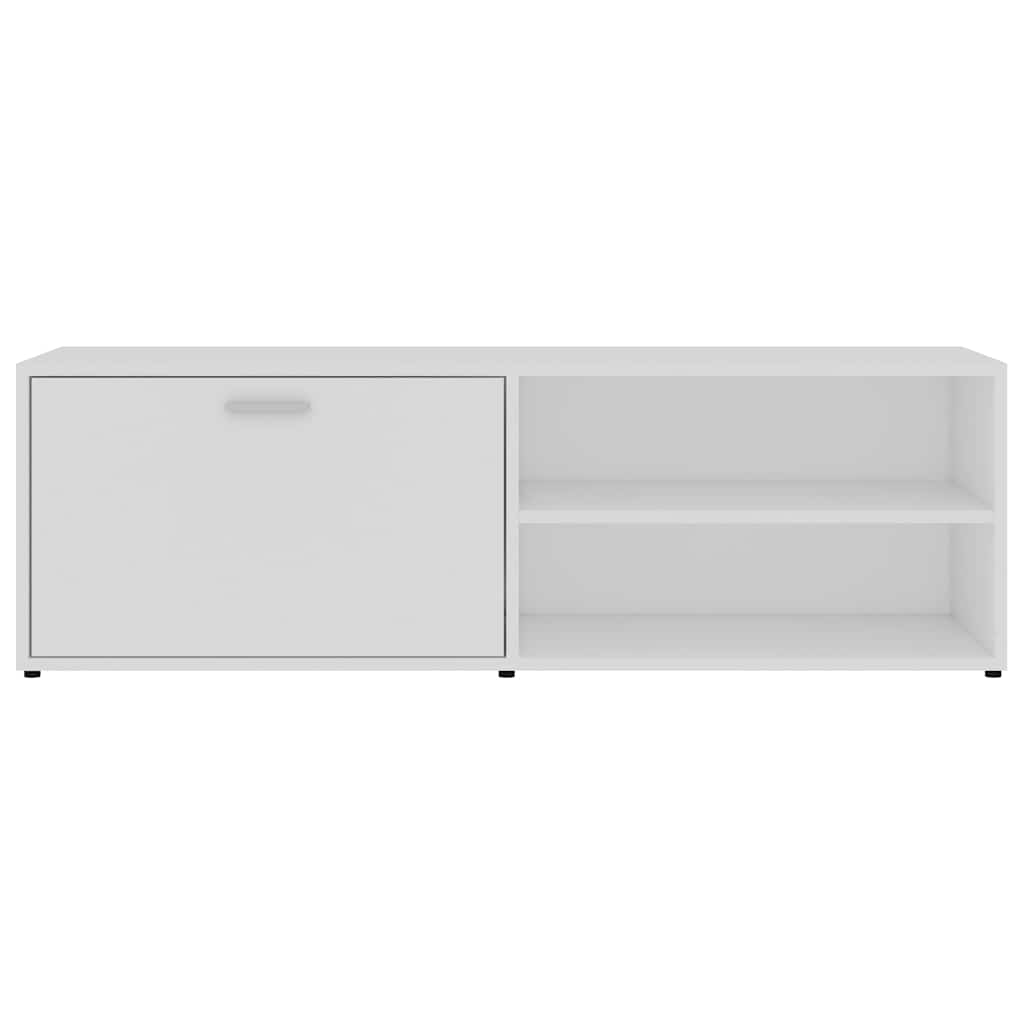 801152 vidaXL TV Cabinet White 120x34x37 cm Engineered Wood