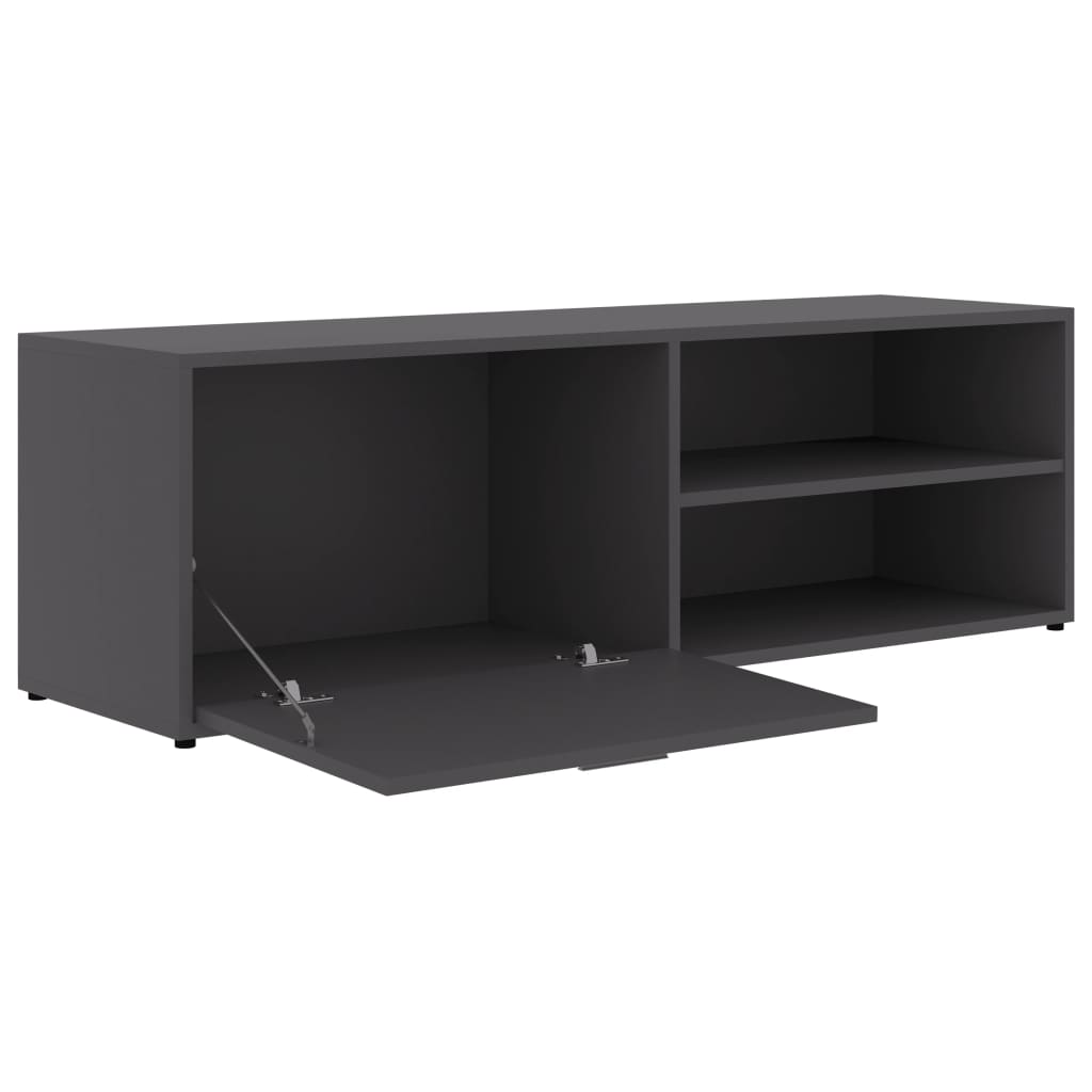 vidaXL TV Cabinet Grey 120x34x37 cm Engineered Wood