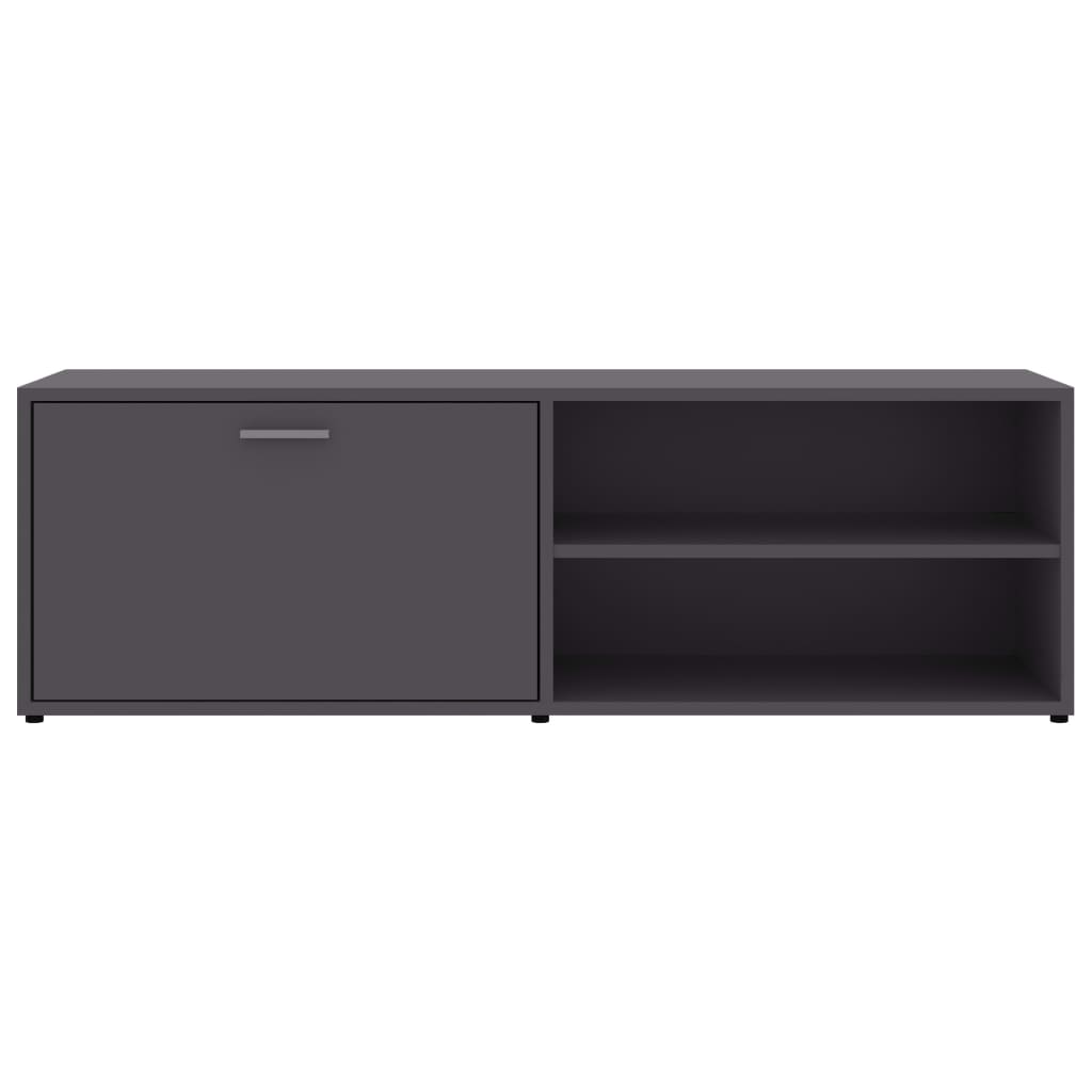 vidaXL TV Cabinet Grey 120x34x37 cm Engineered Wood