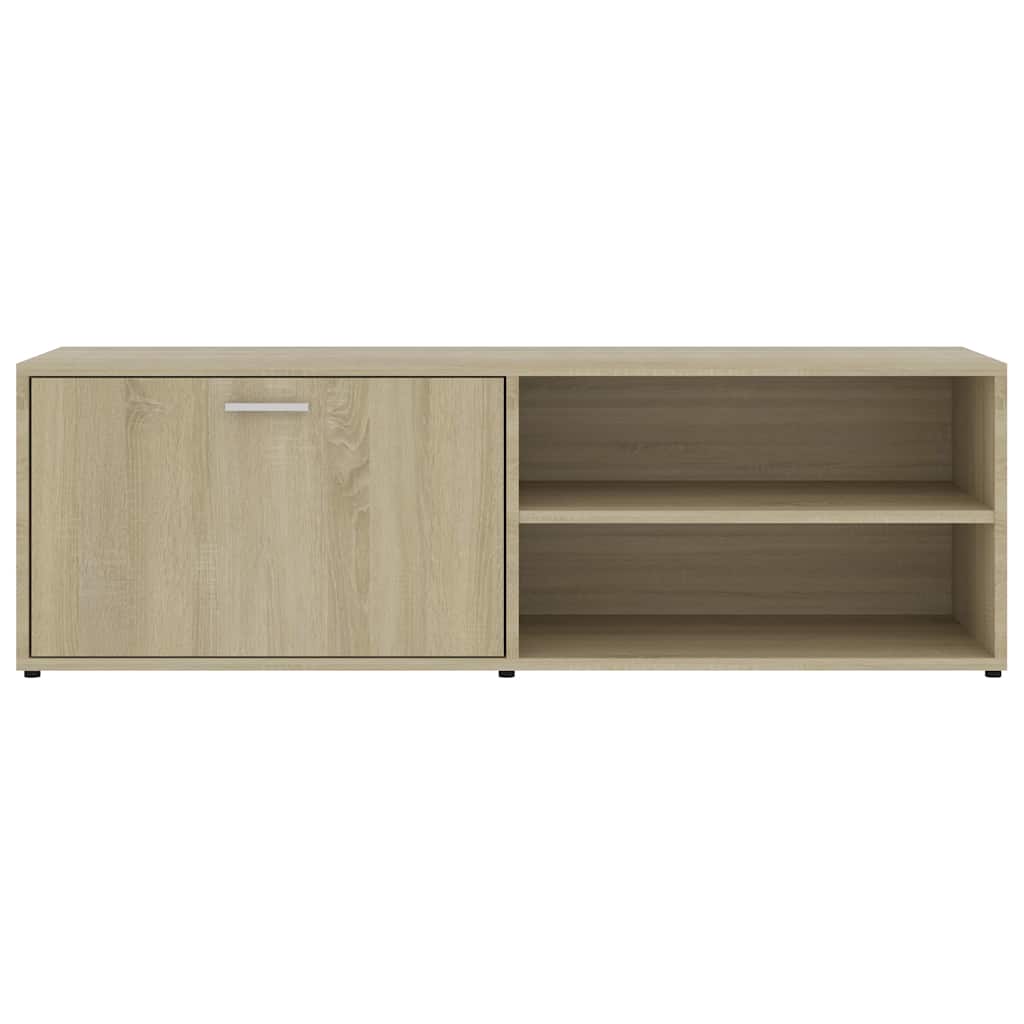801155 vidaXL TV Cabinet Sonoma Oak 120x34x37 cm Engineered Wood