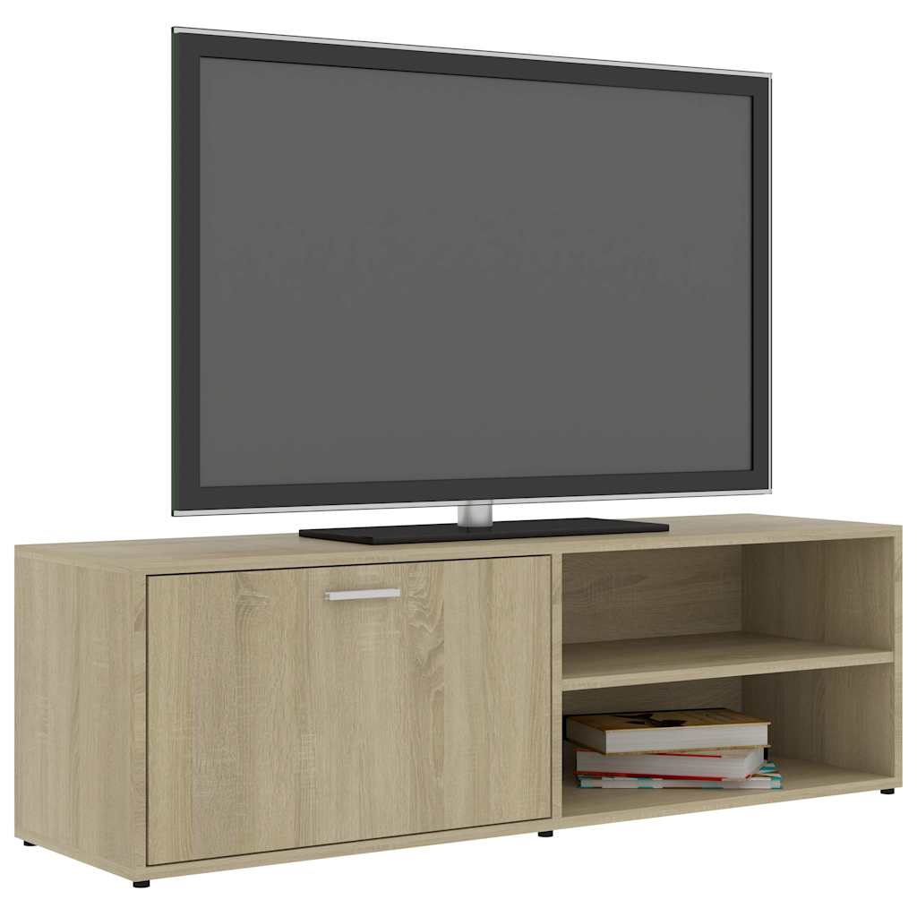 801155 vidaXL TV Cabinet Sonoma Oak 120x34x37 cm Engineered Wood