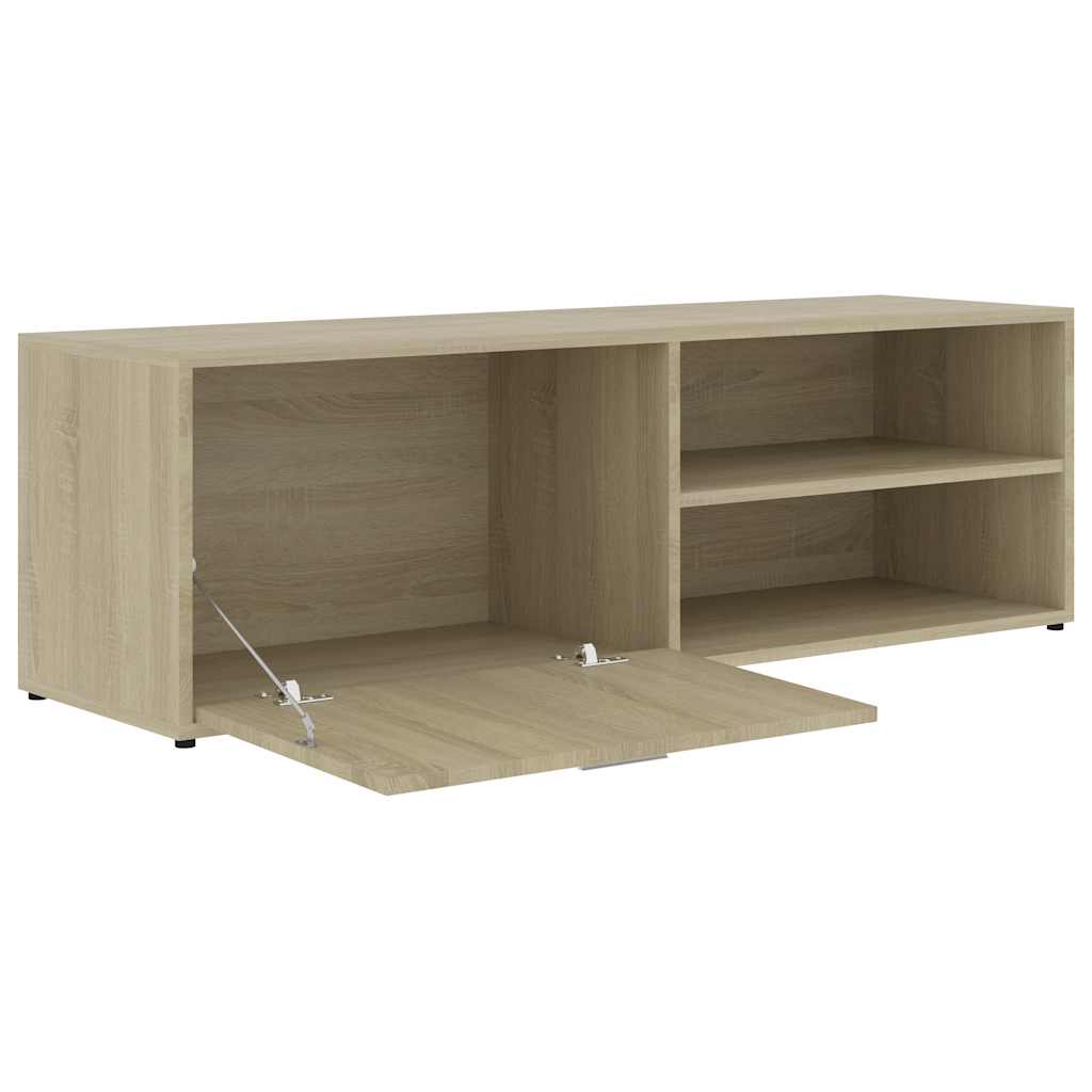 801155 vidaXL TV Cabinet Sonoma Oak 120x34x37 cm Engineered Wood