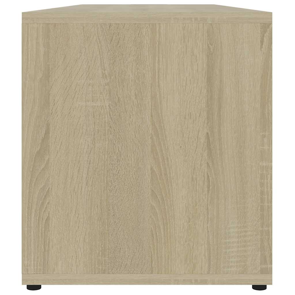 801155 vidaXL TV Cabinet Sonoma Oak 120x34x37 cm Engineered Wood