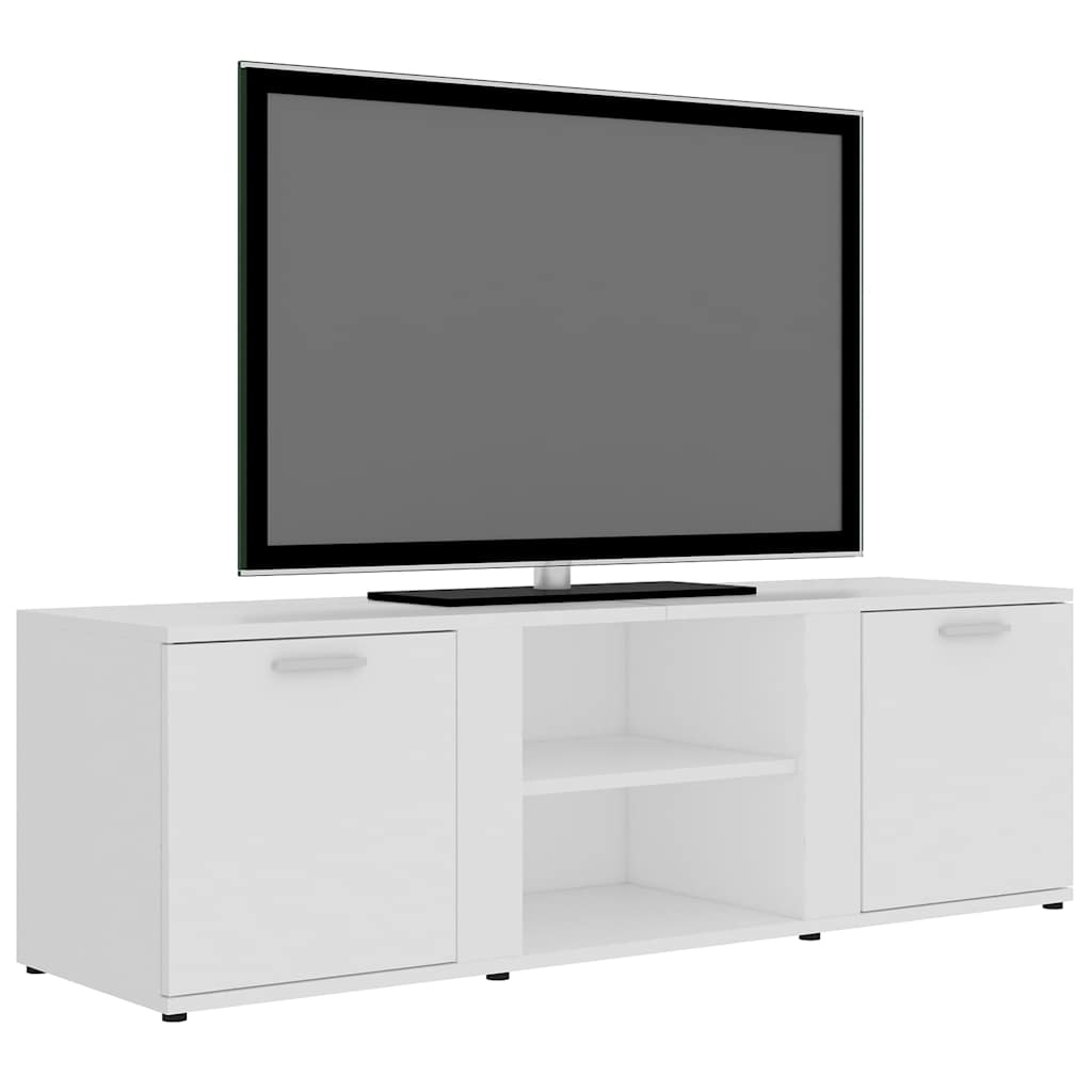 801161 vidaXL TV Cabinet White 120x34x37 cm Engineered Wood