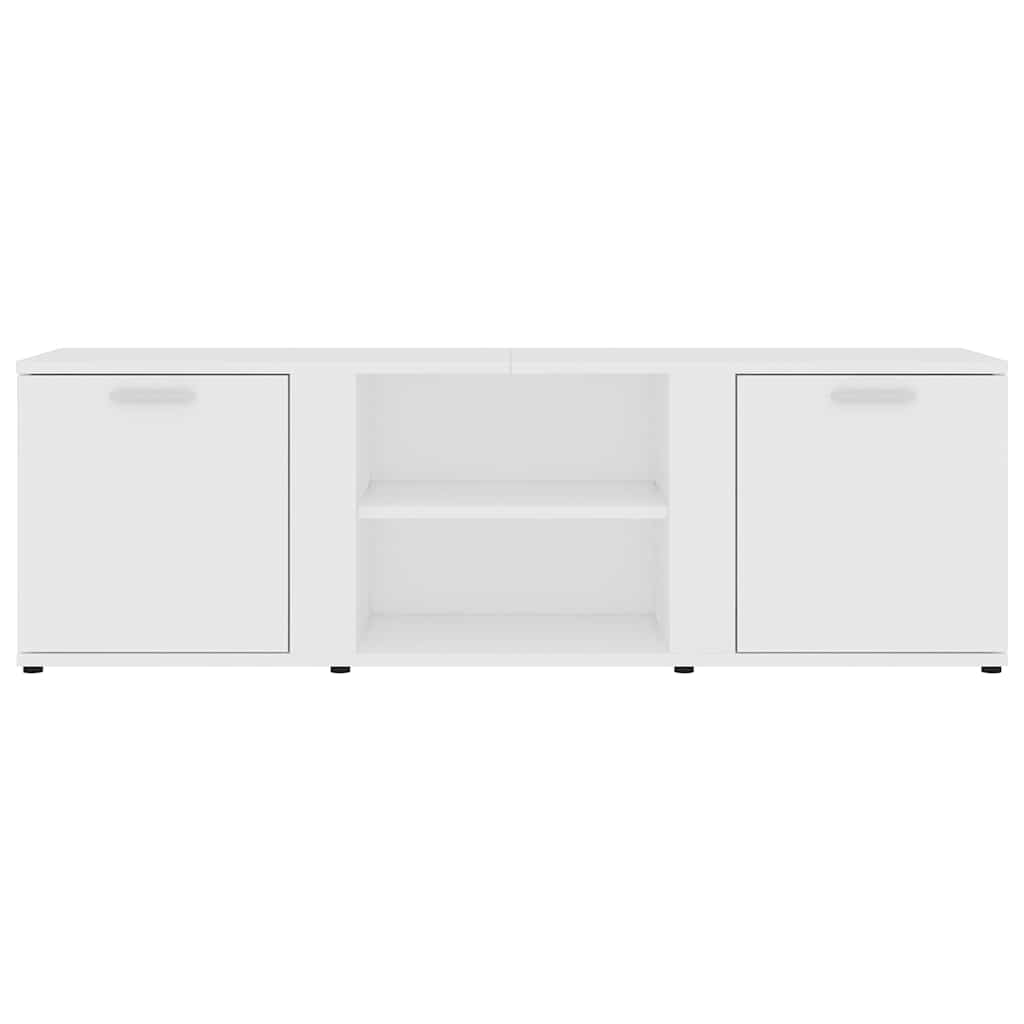 801161 vidaXL TV Cabinet White 120x34x37 cm Engineered Wood