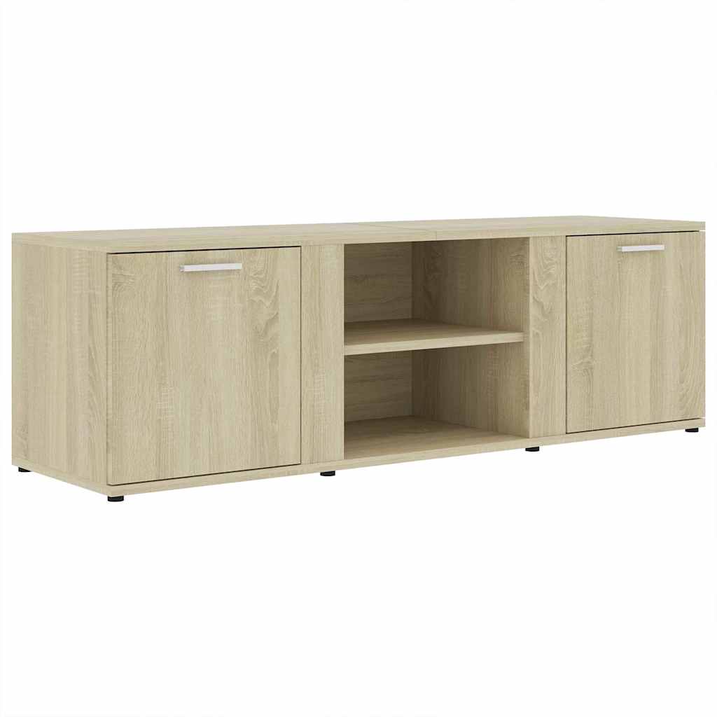 801164 vidaXL TV Cabinet Sonoma Oak 120x34x37 cm Engineered Wood