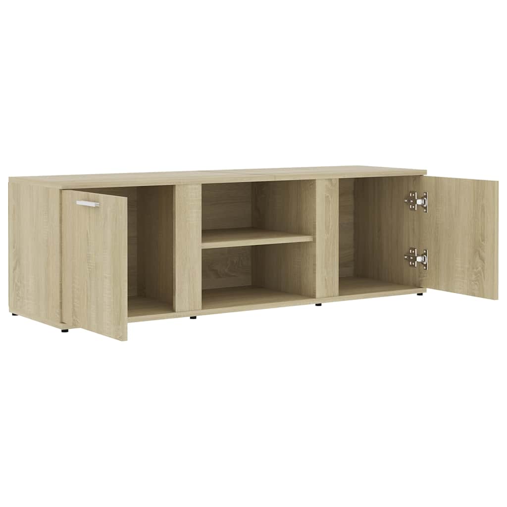 801164 vidaXL TV Cabinet Sonoma Oak 120x34x37 cm Engineered Wood