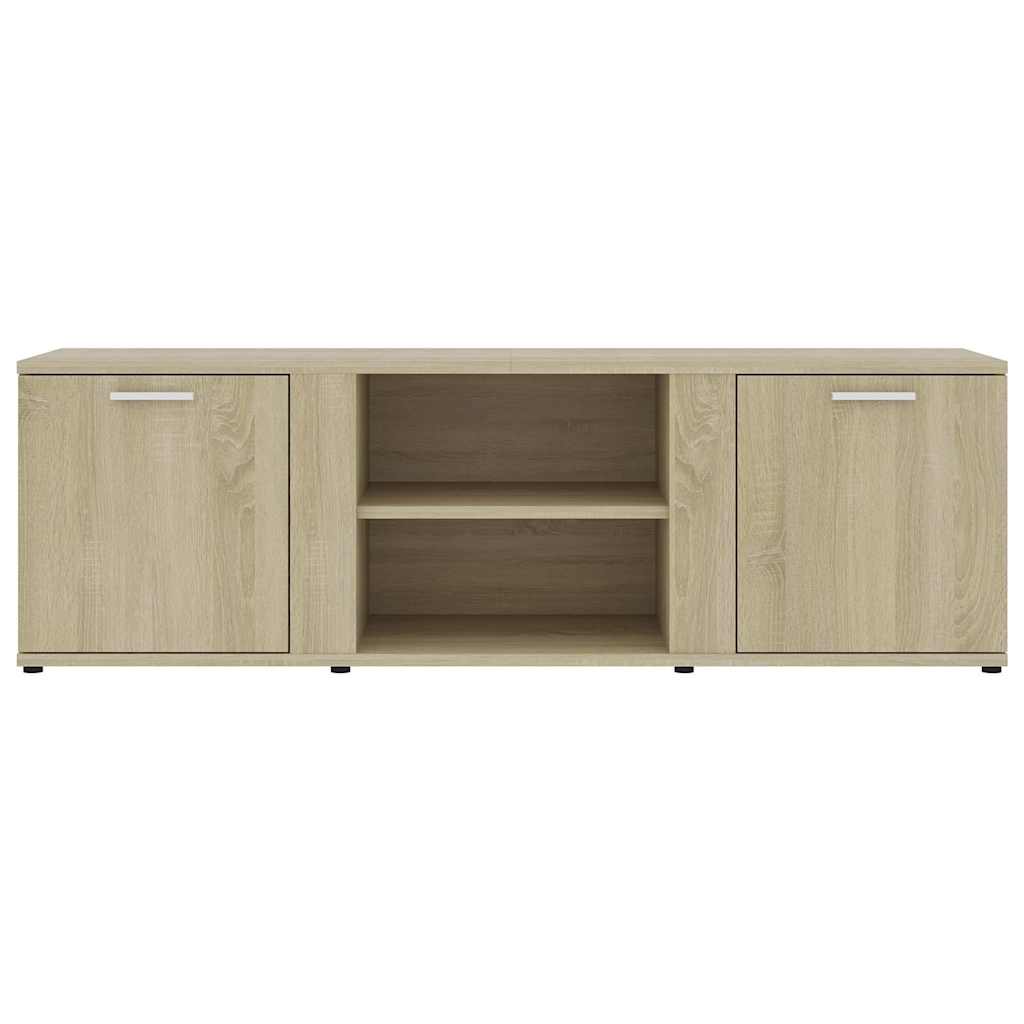 801164 vidaXL TV Cabinet Sonoma Oak 120x34x37 cm Engineered Wood