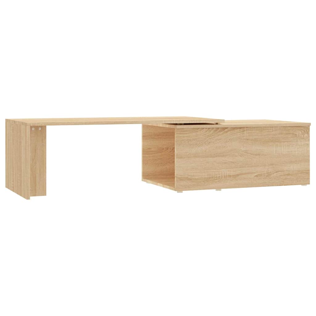 801340 vidaXL Coffee Table Sonoma Oak 150x50x35 cm Engineered Wood