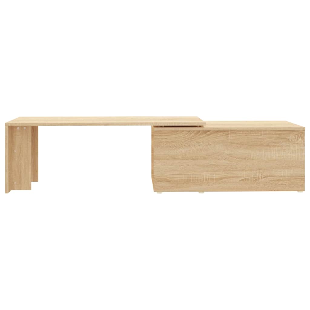 801340 vidaXL Coffee Table Sonoma Oak 150x50x35 cm Engineered Wood