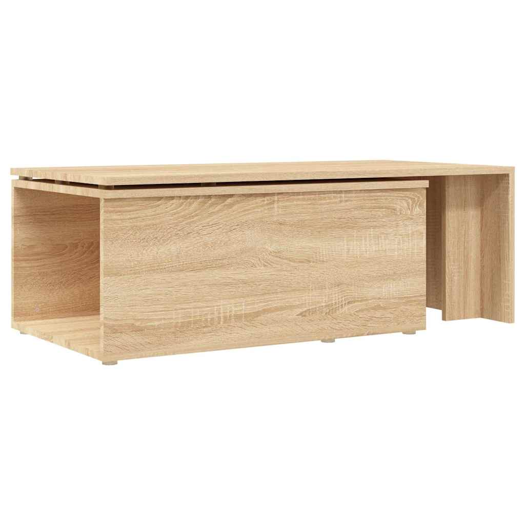 801340 vidaXL Coffee Table Sonoma Oak 150x50x35 cm Engineered Wood