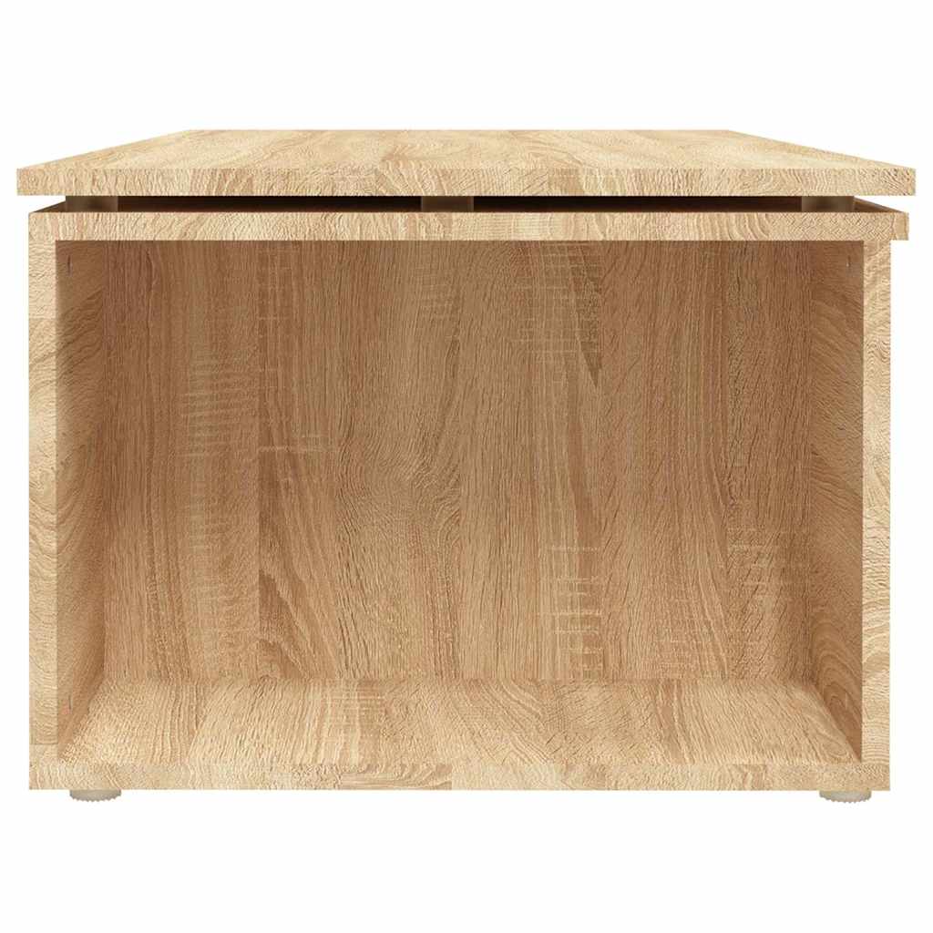 801340 vidaXL Coffee Table Sonoma Oak 150x50x35 cm Engineered Wood