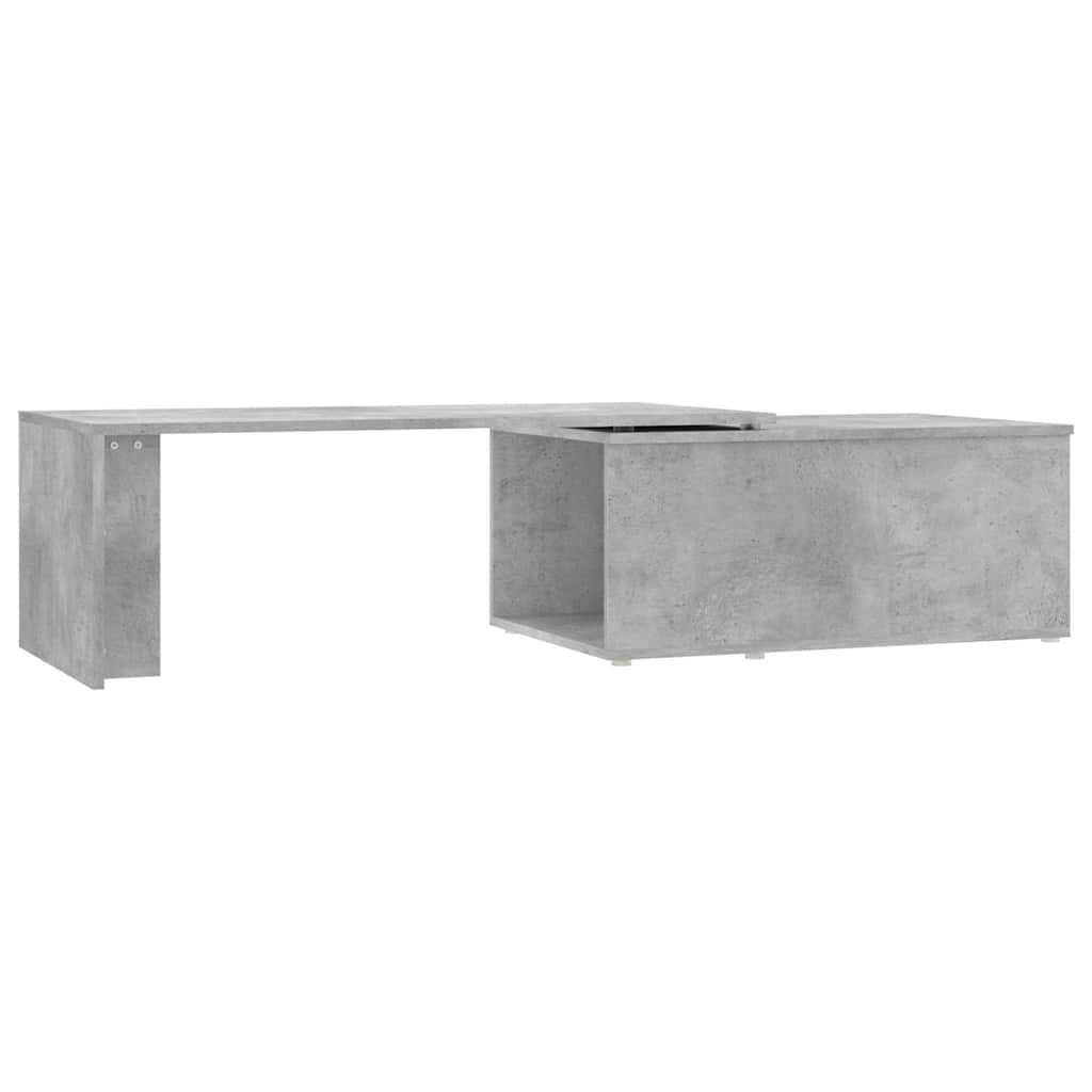801341 vidaXL Coffee Table Concrete Grey 150x50x35 cm Engineered Wood