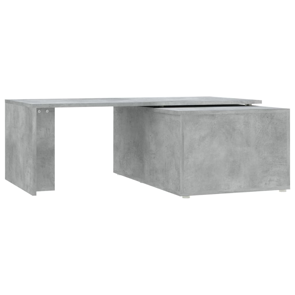 801341 vidaXL Coffee Table Concrete Grey 150x50x35 cm Engineered Wood
