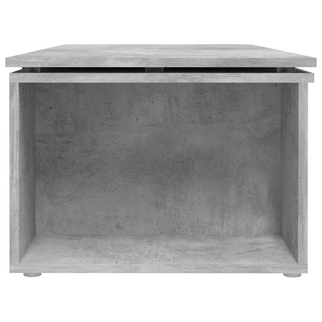 801341 vidaXL Coffee Table Concrete Grey 150x50x35 cm Engineered Wood