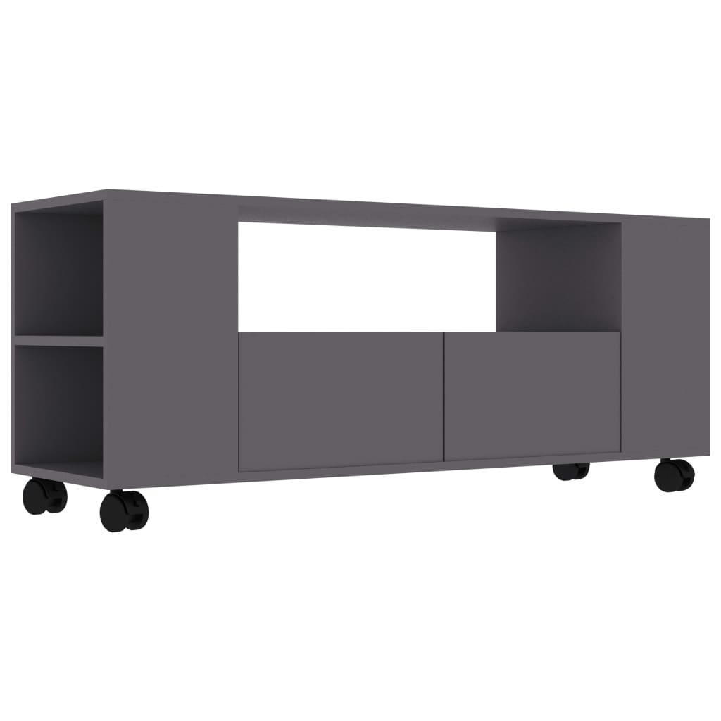 vidaXL TV Cabinet Grey 120x35x48 cm Engineered Wood