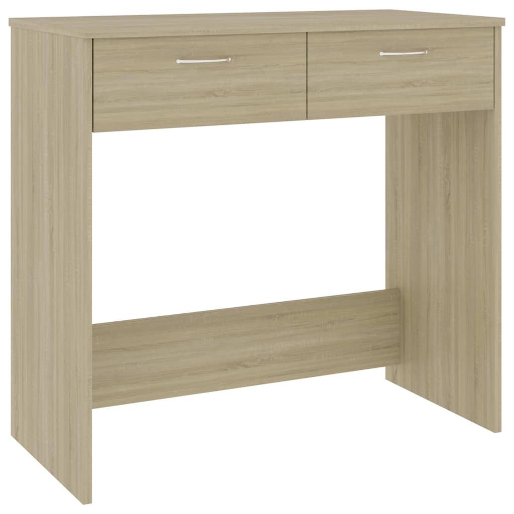 801358 vidaXL Desk Sonoma Oak 80x40x75 cm Engineered Wood