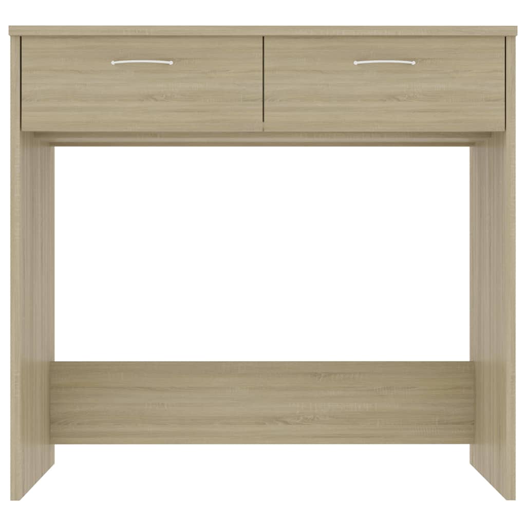 801358 vidaXL Desk Sonoma Oak 80x40x75 cm Engineered Wood