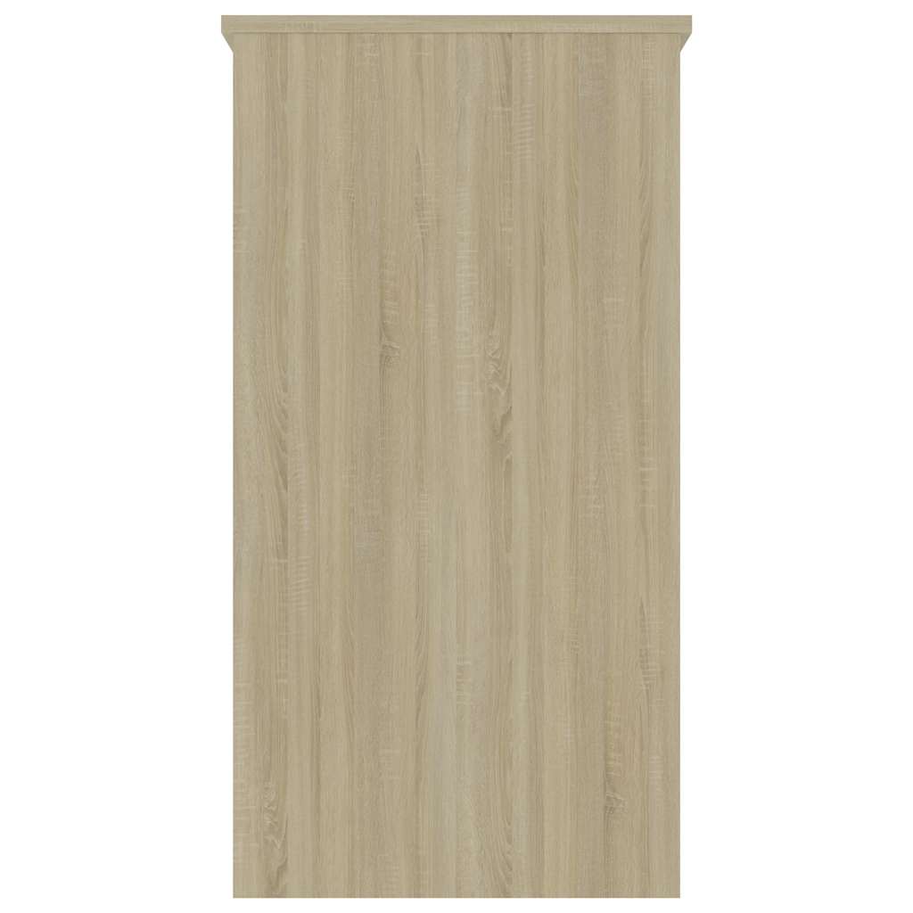 801358 vidaXL Desk Sonoma Oak 80x40x75 cm Engineered Wood