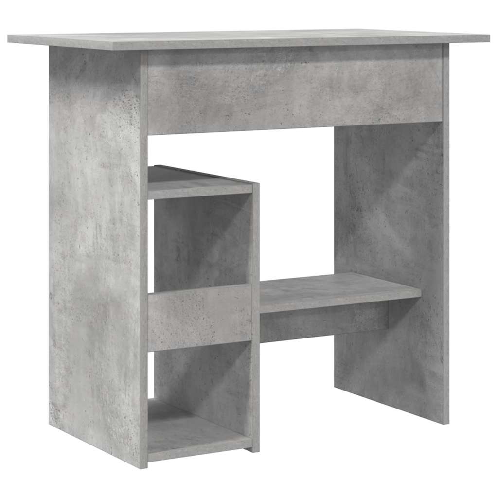 vidaXL Desk Concrete Grey 80x45x74 cm Engineered Wood