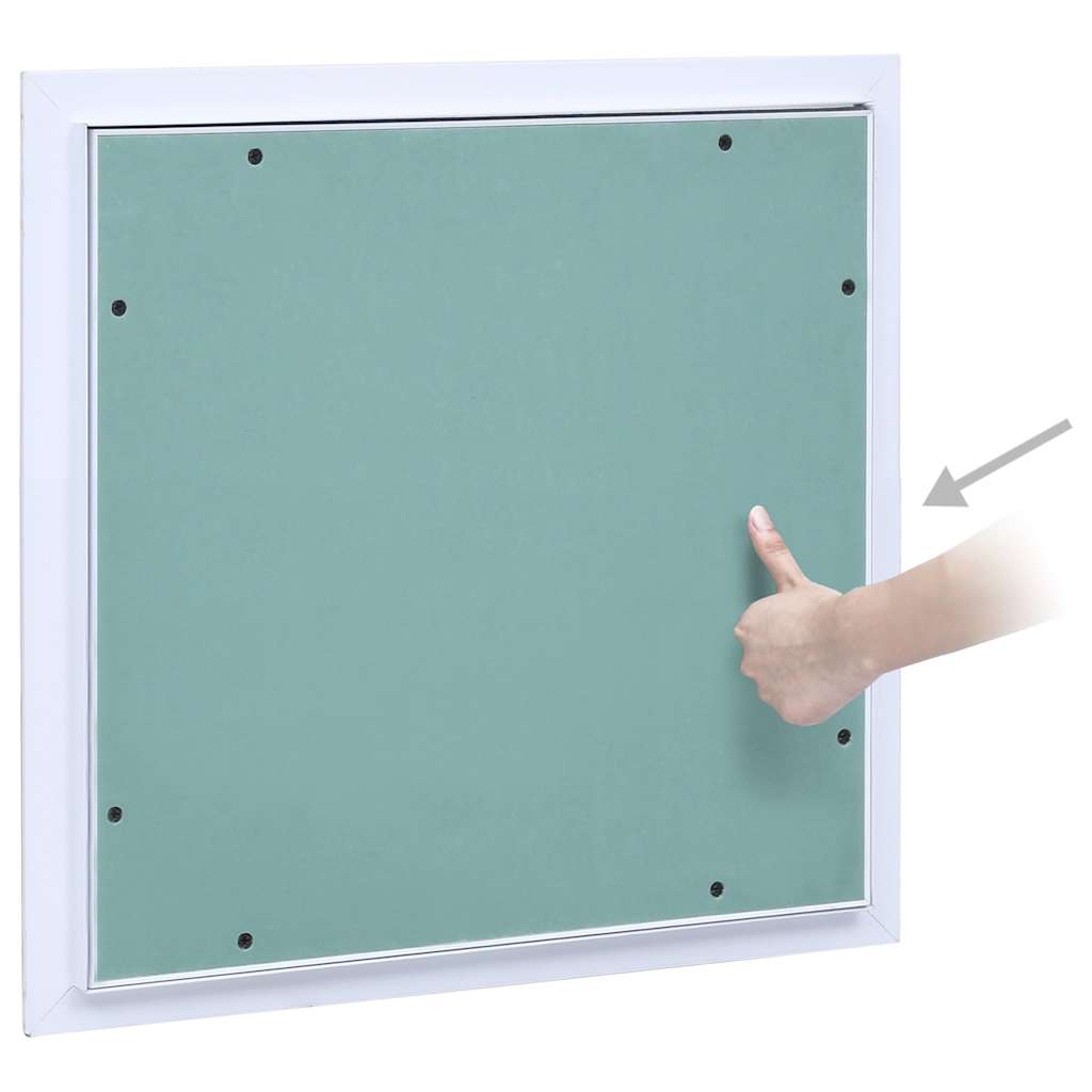 Access Panel with Aluminium Frame and Plasterboard 400x400 mm