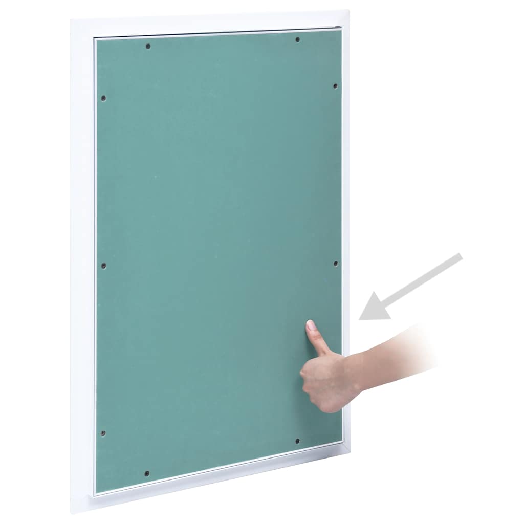 Access Panel with Aluminium Frame and Plasterboard 400x600 mm
