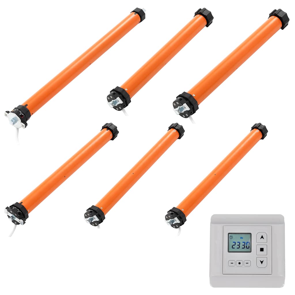 6 Piece Tubular Motors Set with Controller
