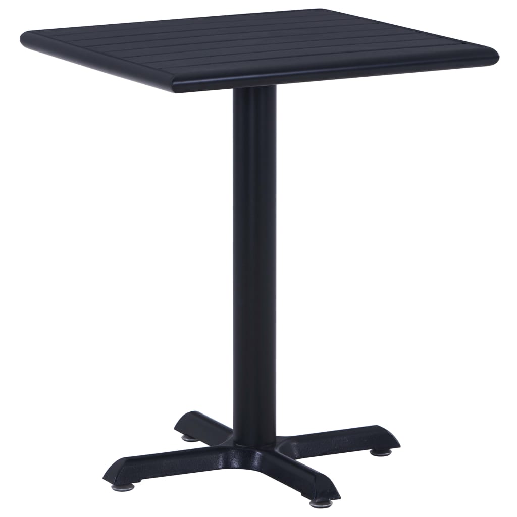 vidaXL Garden Table  Black 60x60x75 cm