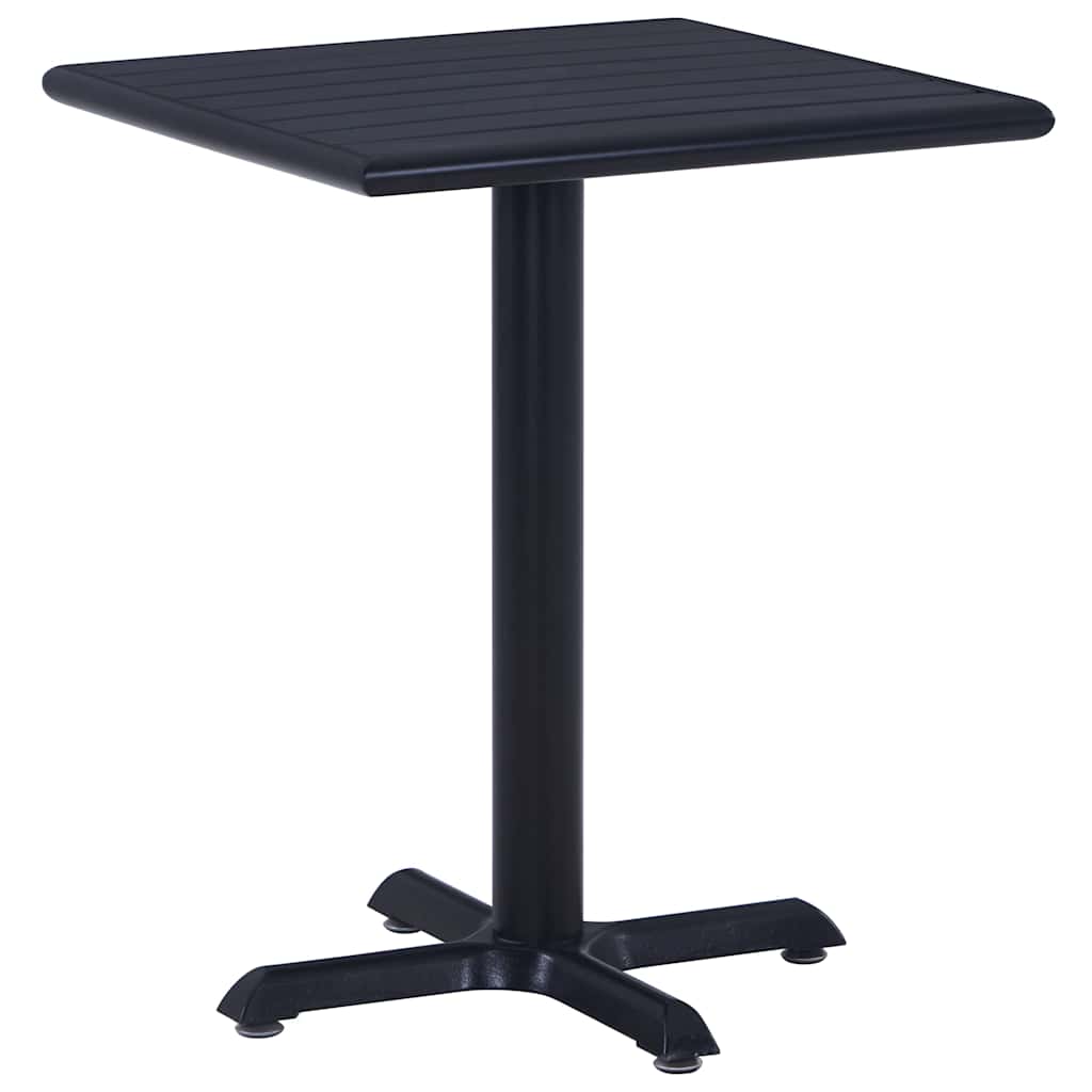 Garden Table Black 60x60x75 cm