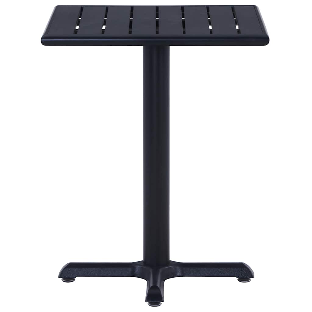 Garden Table Black 60x60x75 cm